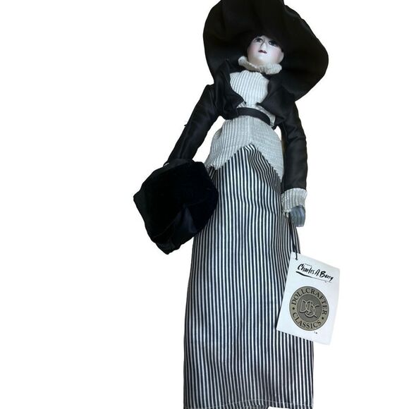 Collectible 20" Charles A. Berry Dollcrafter Classics Eliza Essex Porcelain Doll - Picture 5 of 11